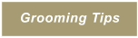 Grooming Tips
